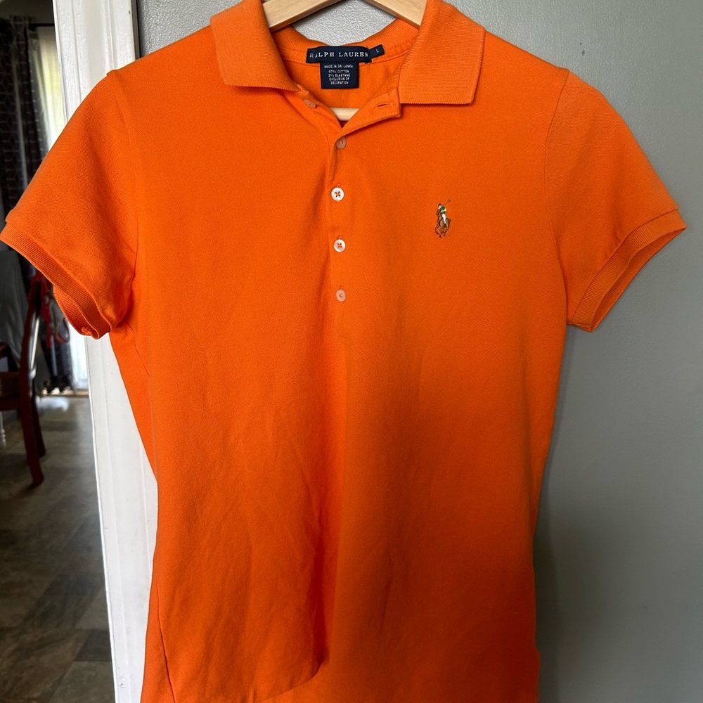 Ralph Lauren Bright Orange Polo Shirt